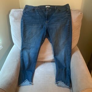 Sophia frayed jeans skinny ankle